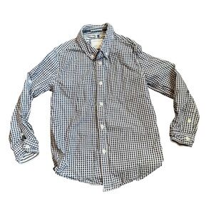 Denim & Flower Black and White Checkered Shirt 5/6